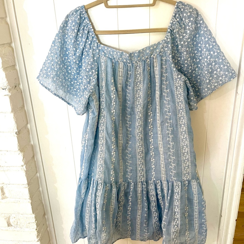 Blue Floral Dress